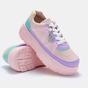 [SOLD] Koi Footwear Aiya Pastel Platform Sneakers